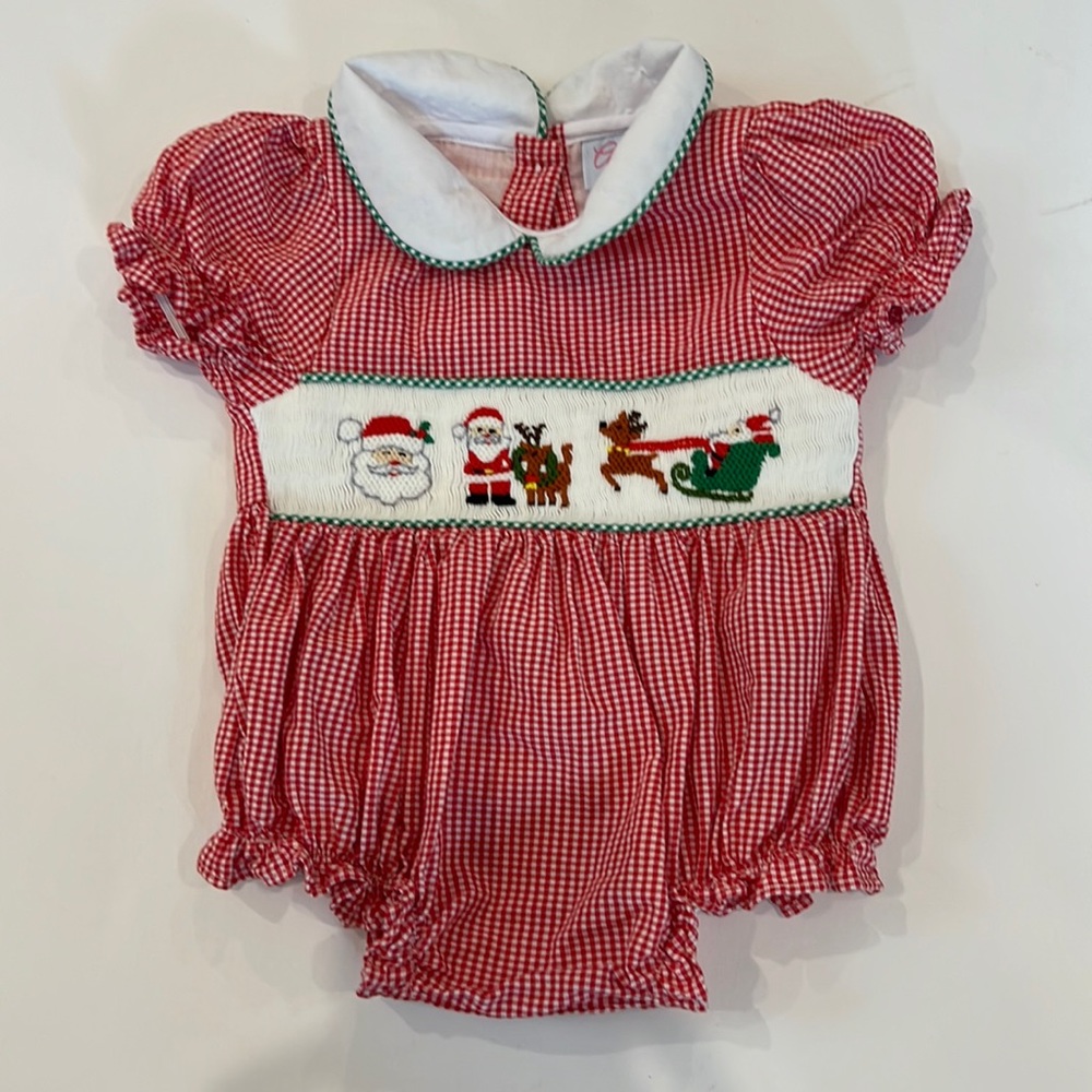 Smocked Christmas Outfit